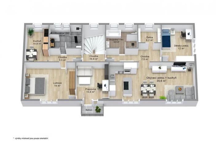 Prodej atypického bytu, Ostrov, Hlavní třída, 141 m2
