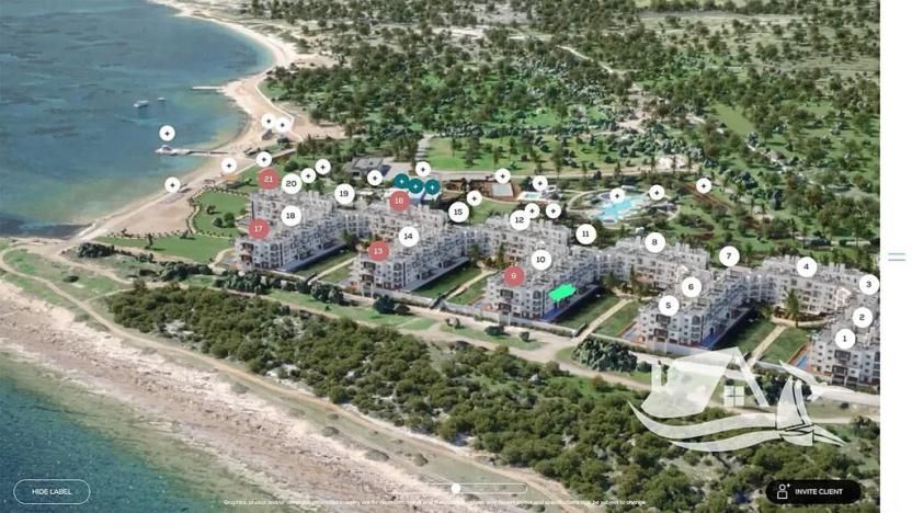 Prodej bytu 1+1, Vokolida, Kypr, 48 m2