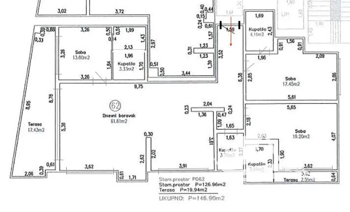 Prodej bytu 4+kk, Budva, Černá Hora, 1147 m2