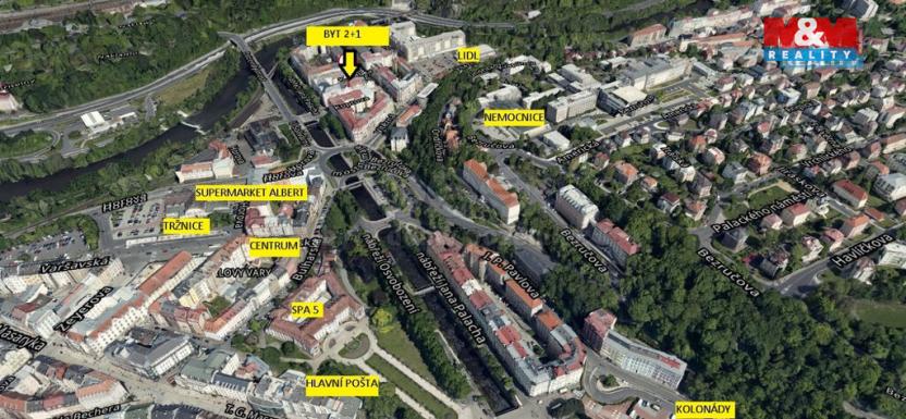 Prodej bytu 2+1, Karlovy Vary, Foersterova, 50 m2