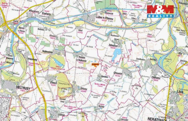 Prodej pole, Hostín u Vojkovic, 4832 m2