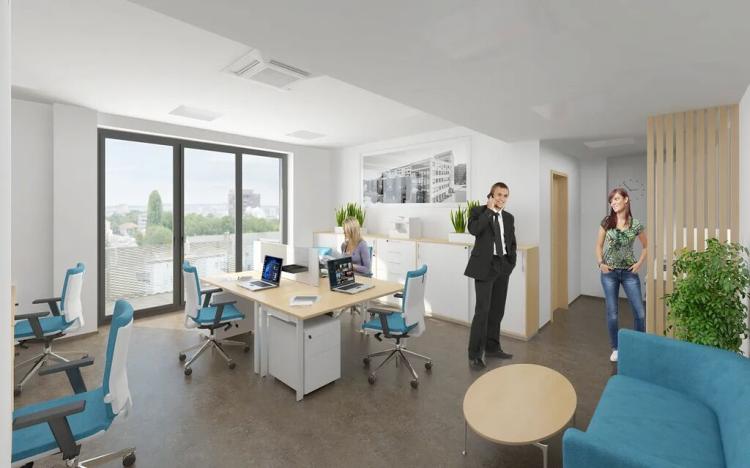 Pronájem kanceláře, Brno, Svatopetrská, 50 m2