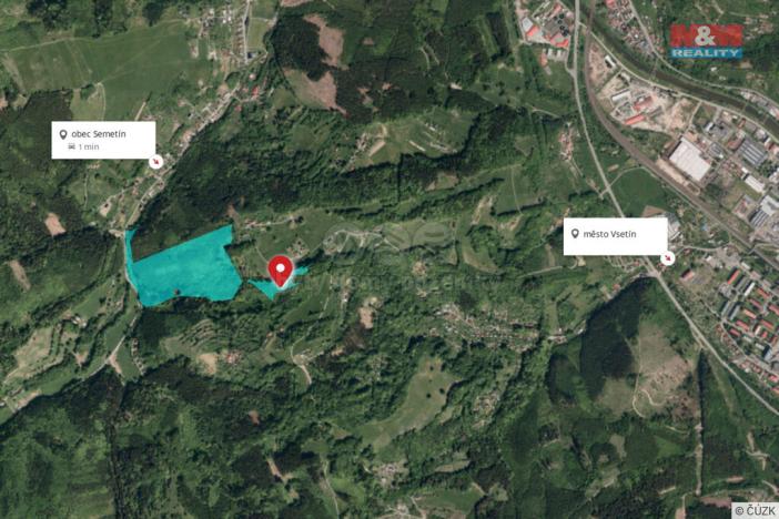 Prodej lesa, Vsetín, 50199 m2