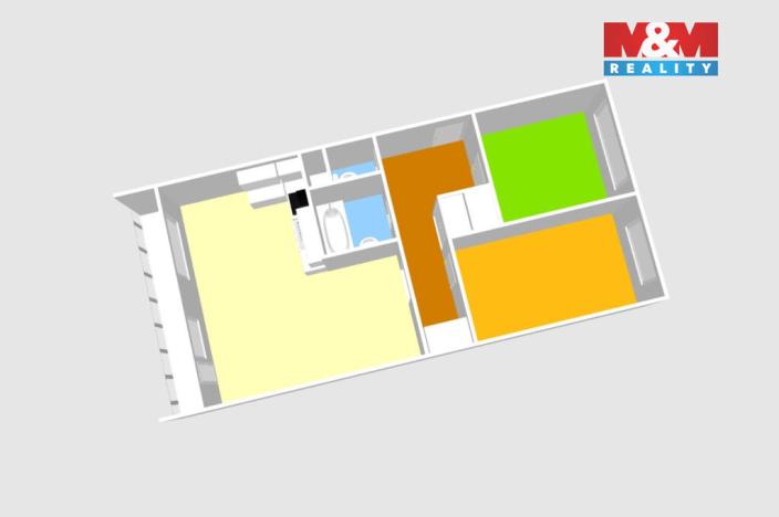 Prodej bytu 3+kk, Kutná Hora - Šipší, Šandova, 69 m2