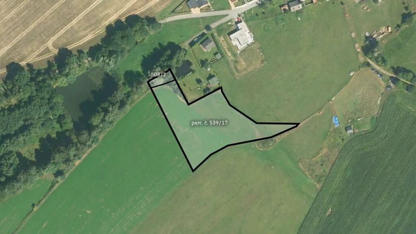 Prodej pozemku pro bydlení, Jiřice, 5723 m2