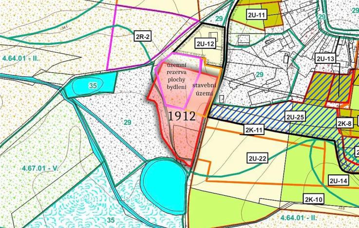 Prodej podílu pozemku pro bydlení, Úherce, 1927 m2