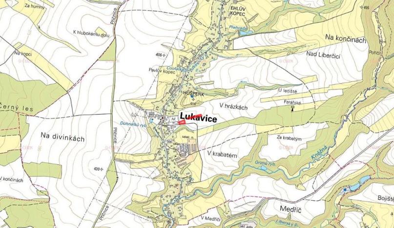 Prodej pozemku pro bydlení, Lukavice, 3755 m2