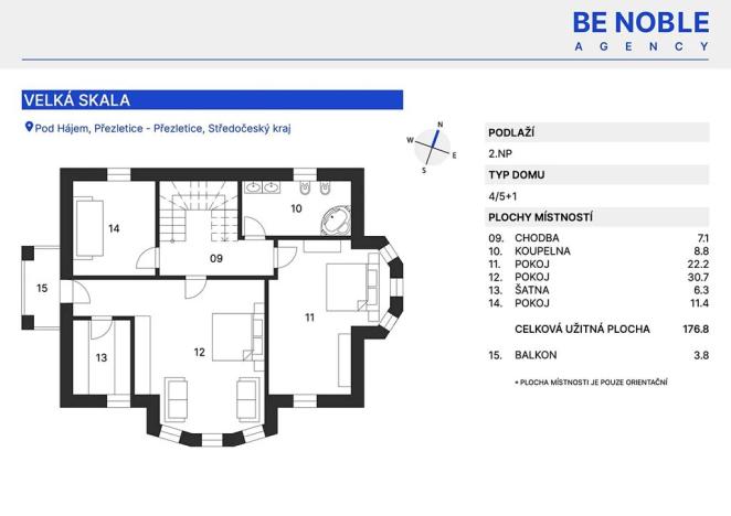 Prodej rodinného domu, Přezletice, Pod Hájem, 177 m2