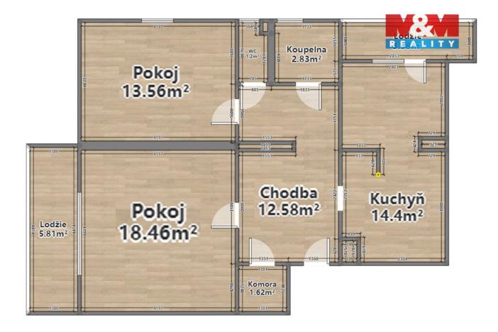 Pronájem bytu 2+1, Horní Bělá, 65 m2