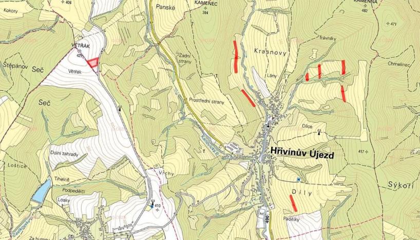 Prodej louky, Hřivínův Újezd, 20234 m2