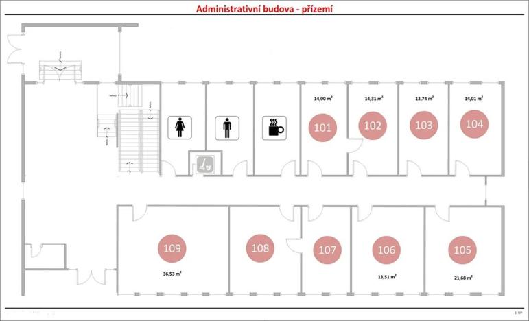 Pronájem kanceláře, Šumperk, 20 m2
