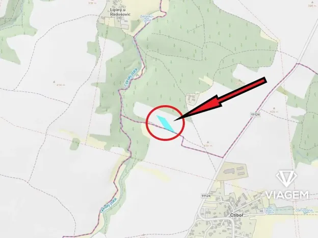 Prodej podílu pole, Libež, 1233 m2