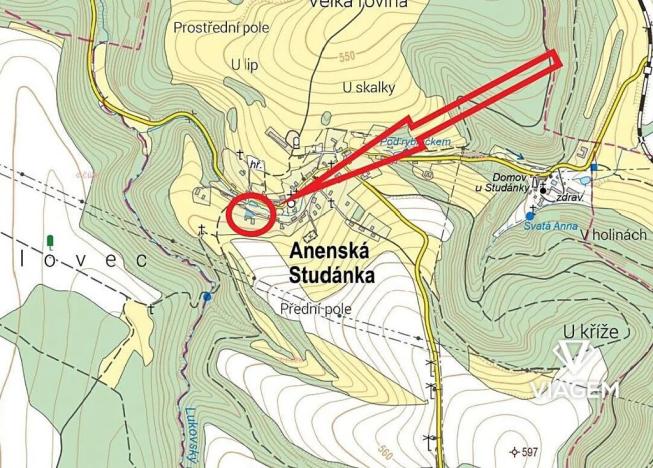 Prodej pozemku pro bydlení, Anenská Studánka, 513 m2