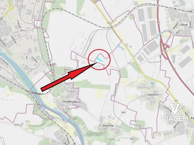 Prodej podílu pole, Kozomín, 1497 m2