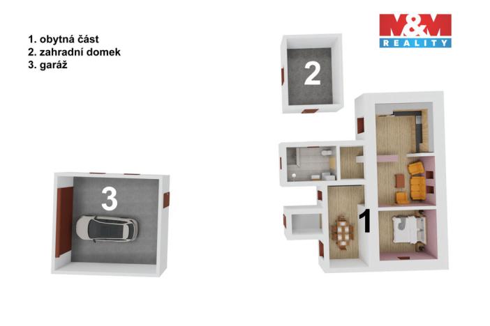 Prodej rodinného domu, Přeskače, 125 m2