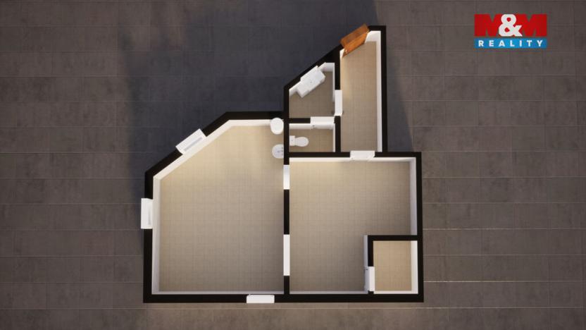 Prodej bytu 2+kk, Liberec - Liberec IV-Perštýn, Na Perštýně, 53 m2