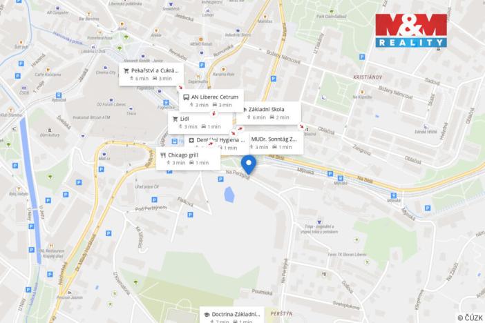 Prodej bytu 2+kk, Liberec - Liberec IV-Perštýn, Na Perštýně, 53 m2