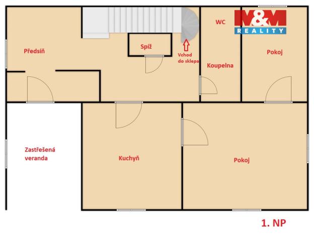 Prodej rodinného domu, Kovářská, Černopotocká, 170 m2