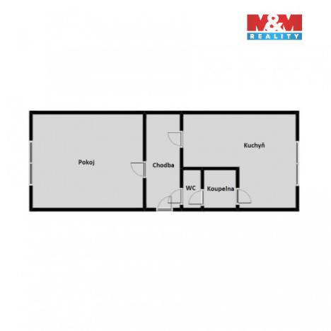 Pronájem bytu 1+1, Karlovy Vary, Sokolovská, 50 m2