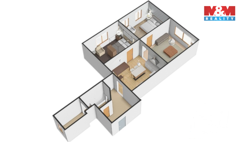 Prodej bytu 4+kk, Jihlava, Lazebnická, 72 m2