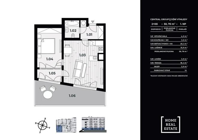 Prodej bytu 2+kk, Praha - Stodůlky, Toufarova, 51 m2