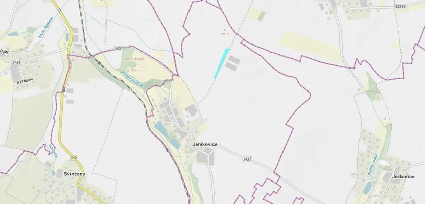 Prodej podílu pole, Jeníkovice, 5212 m2