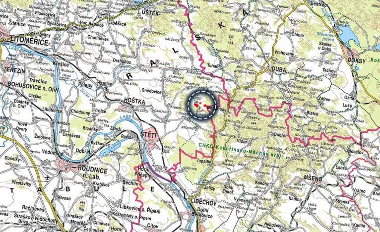 Prodej louky, Štětí, 44437 m2