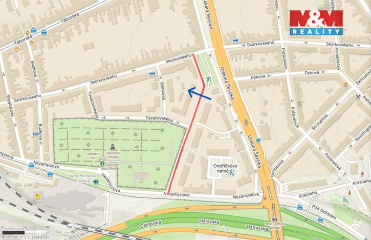 Prodej garáže, Brno, Strakatého, 14 m2