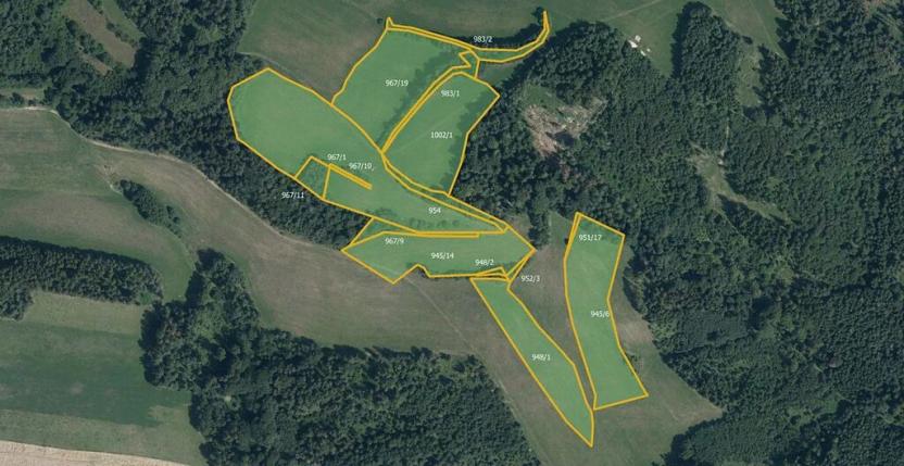 Prodej louky, Postřelmůvek, 100708 m2