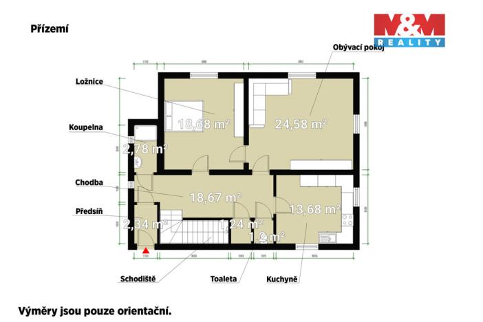 Prodej rodinného domu, Velká Hleďsebe, Pohraniční stráže, 153 m2