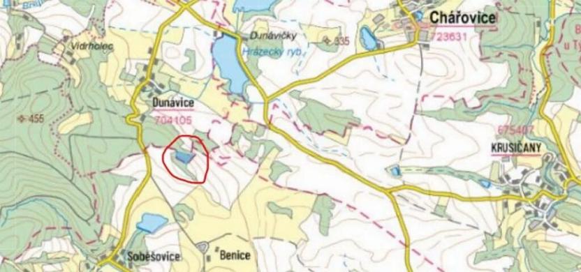 Prodej podílu lesa, Netvořice, 4154 m2