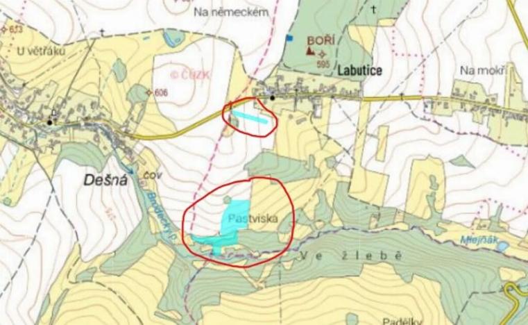 Prodej podílu pozemku, Suchdol, 9027 m2