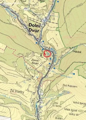 Prodej podílu lesa, Dolní Dvůr, 571 m2