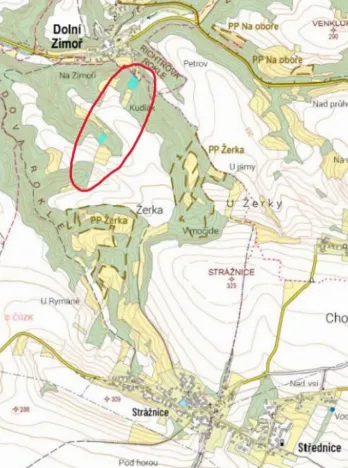 Prodej podílu lesa, Vysoká, 2782 m2