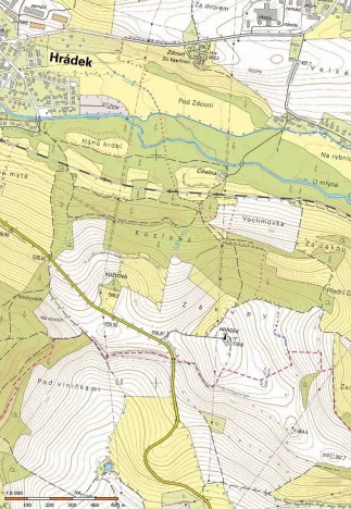 Prodej podílu pozemku, Hrádek, 1884 m2