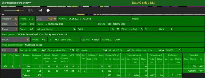 Prodej podílu lesa, Líšný, 1047 m2