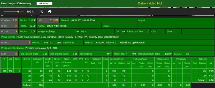 Prodej lesa, Krásná, 3677 m2