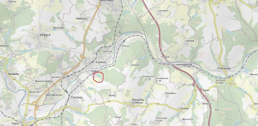 Prodej lesa, Lštění, 4810 m2