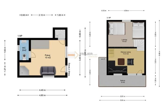 Prodej chaty, Nezabudice, 65 m2