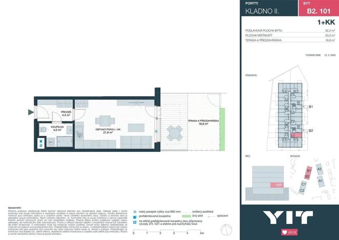 Prodej bytu 1+kk, Kladno, Ke stadionu, 30 m2