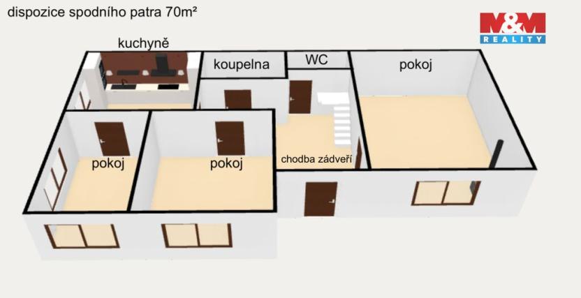 Prodej rodinného domu, Vysoké Mýto - Brteč, 139 m2