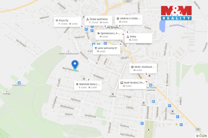 Prodej pozemku pro bydlení, Nové Strašecí, Nad Paloučkem, 891 m2