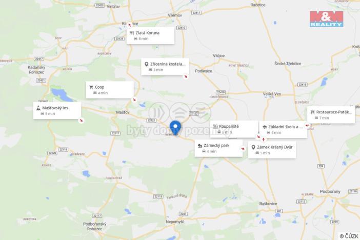 Prodej pozemku pro bydlení, Krásný Dvůr - Němčany, 1136 m2