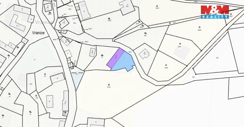 Prodej pozemku pro bydlení, Zbizuby - Vranice, 686 m2