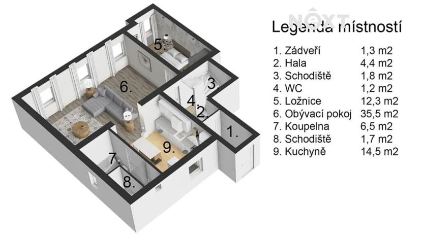 Prodej rodinného domu, Břeclav, Nádražní, 169 m2