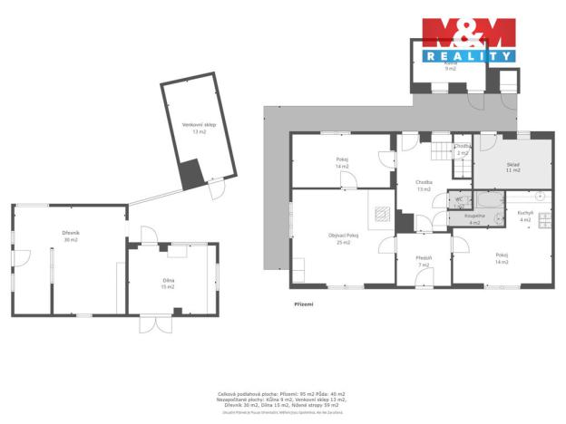 Prodej rodinného domu, Točník, 156 m2