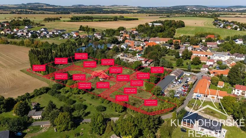 Prodej pozemku pro bydlení, Křesetice, 892 m2
