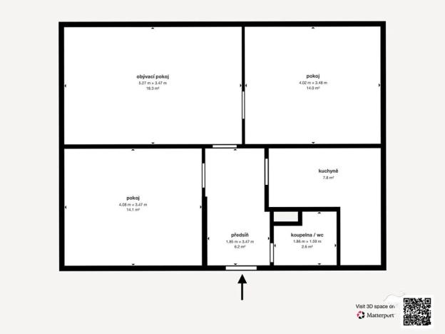 Prodej bytu 3+1, Klatovy, Pod Hůrkou, 64 m2