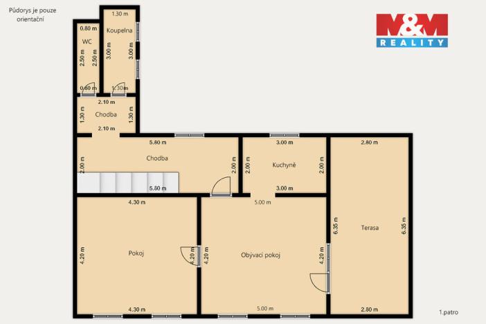 Pronájem rodinného domu, Domažlice - Město, Spálená, 101 m2