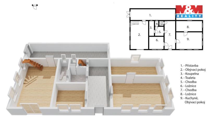 Prodej rodinného domu, Dolní Lánov, 164 m2